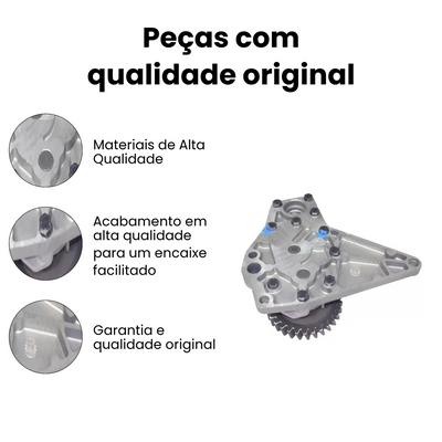 Bomba de Óleo FORD | VOLKSWAGEN | VALTRA | AGRALE | PUMA | LS TRACTOR | FIAT ALLIS | CBT | SANTA MATILDE | IDEAL | DODGE | FENDT 10.053 - Imagem 3