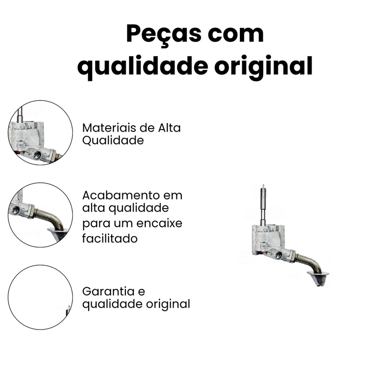Bomba Óleo Volkswagen Gol Voyage Parati Saveiro Santana Quan - Imagem 3