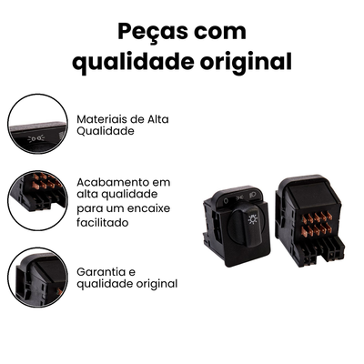 Chave de Luz 12 Volts Farol - Corsa Corsa - Imagem 3
