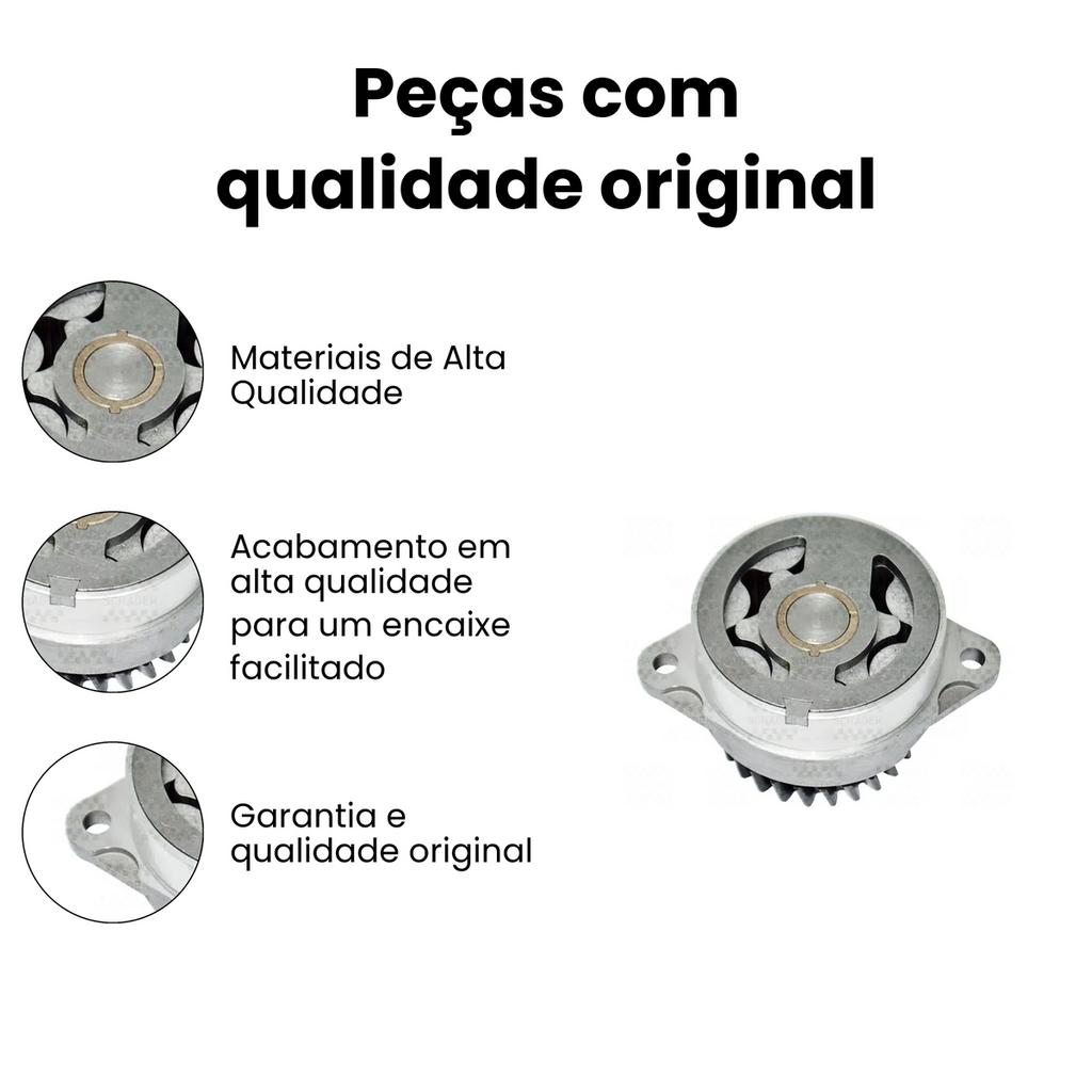 BOMBA DE ÓLEO VOLVO | AGRALE | VOLKSWAGEN | FORD | IVECO 10.116 - Imagem 3
