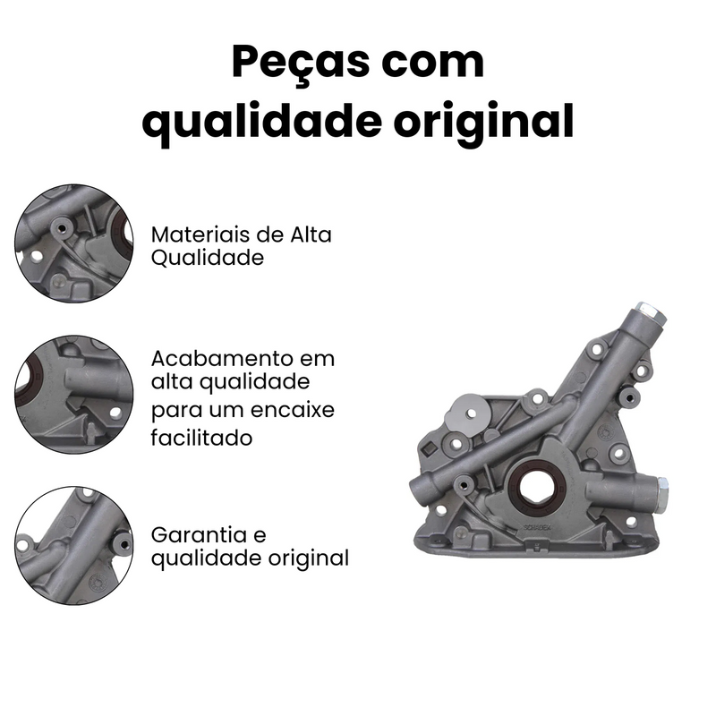 Bomba Óleo Chevrolet Agile 1994-2012 Celta 2000-2016 Cobalt - Imagem 3
