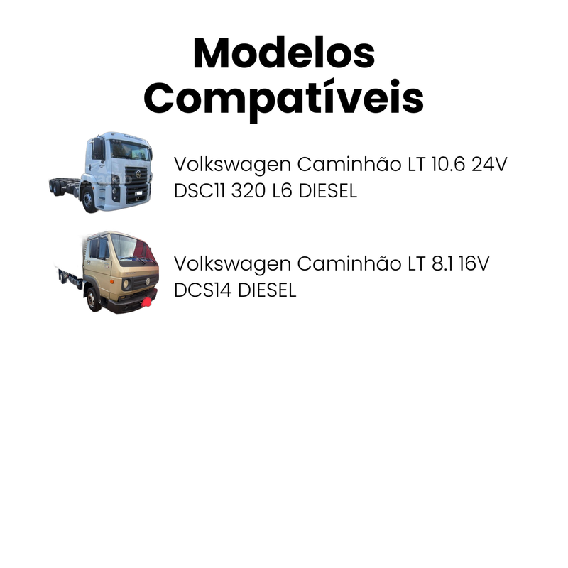 Bomba de Óleo Volkswagen LT 8.1 16V DCS14 91-96 LT 10.6 24V - Imagem 4