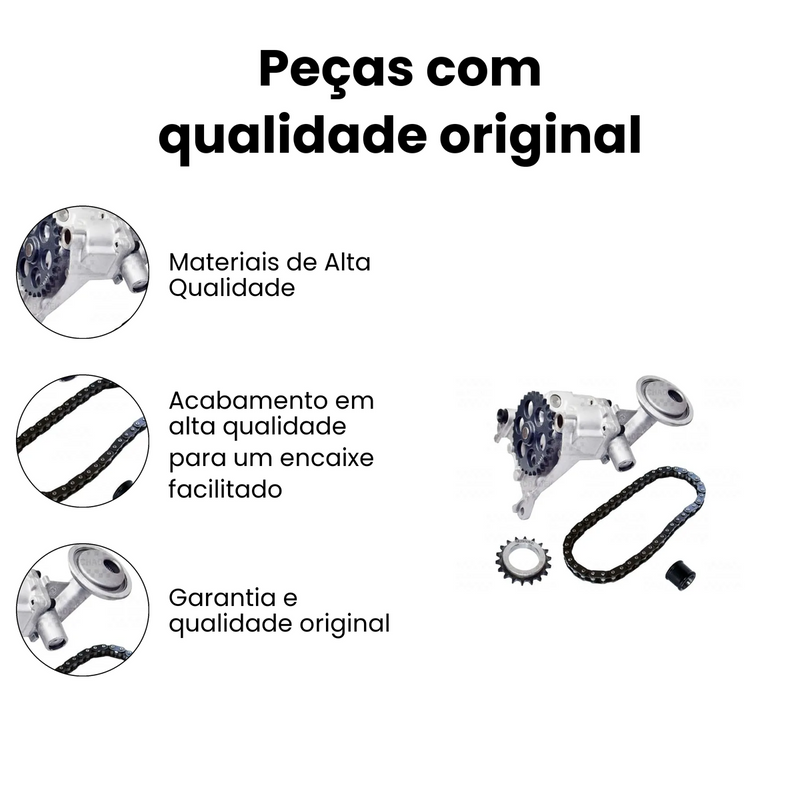 Bomba Óleo Volkswagen Gol 1996-1998 Parati 1996-1998 Parati - Imagem 3