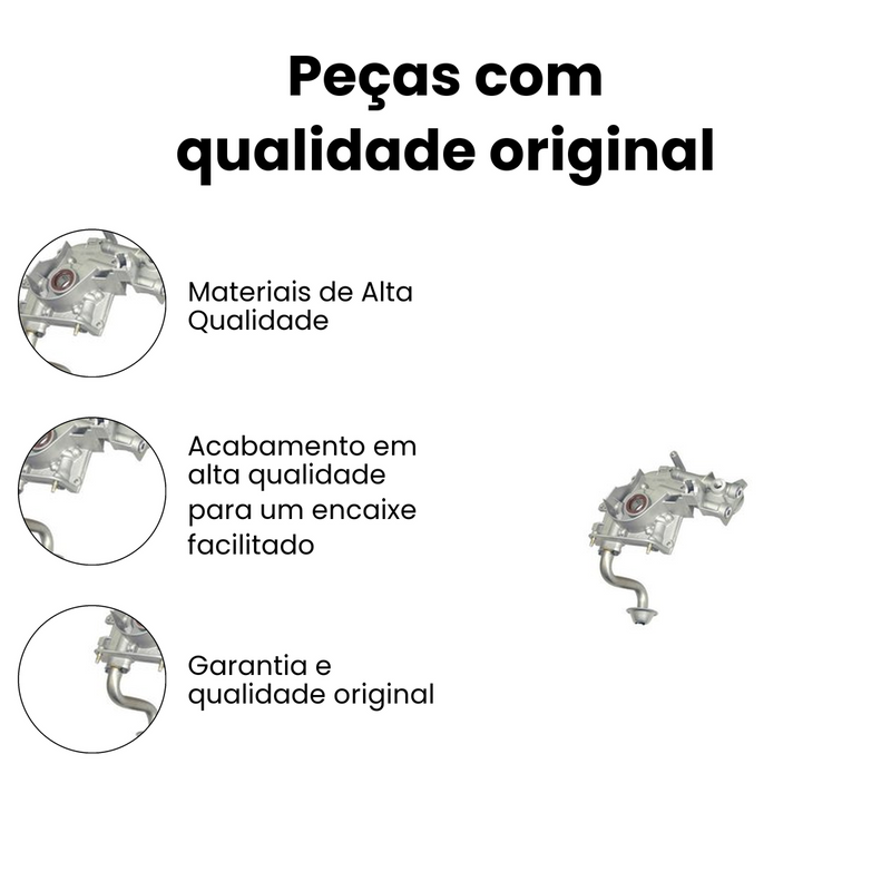 Bomba Óleo Fiat Stilo 1.8 03-11 Chevrolet Meriva Montana Cor - Imagem 3