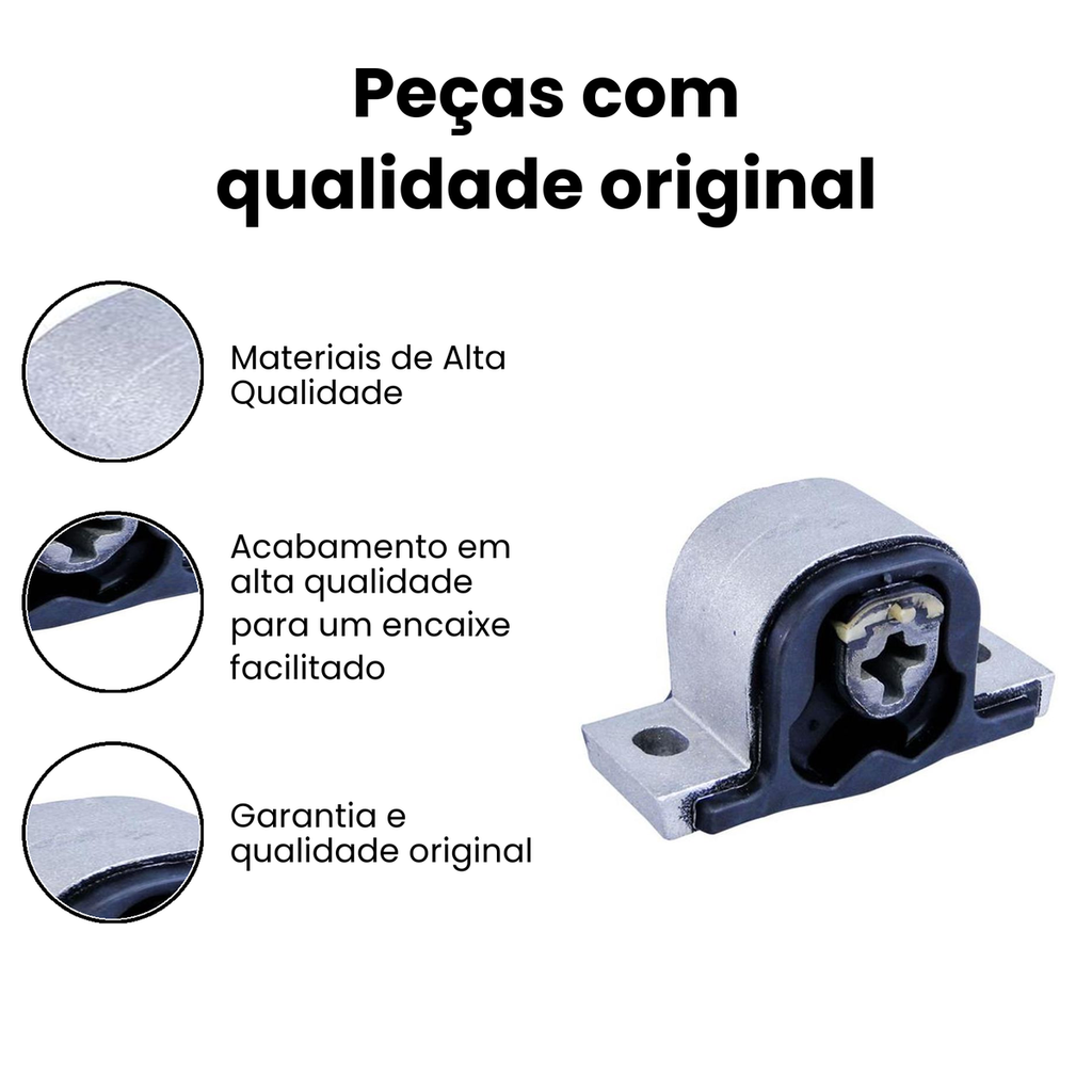 Coxim Câmbio Dianteiro Esquerdo Sampel - Strada Palio - Imagem 3