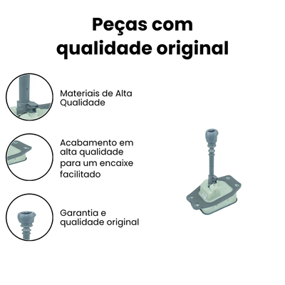 Alavanca de Câmbio Completa Siena - KIT & CIA - Imagem 3