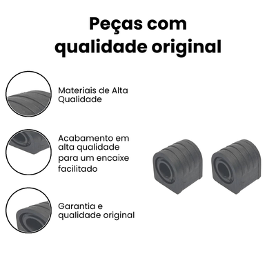 Bucha Barra Estabilizadora Dianteira Cronos - Kit & Cia - Imagem 3