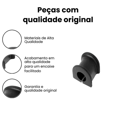 Bucha Barra Estabilizadora Dianteira Ducato KIT & CIA - Imagem 3