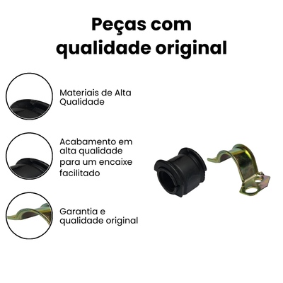 Bucha Barra Estabilizadora Dianteira Dir. Strada - Imagem 3