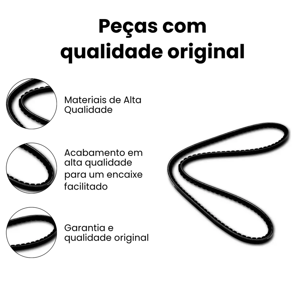 Correia de Acessórios Raw Fusca Kombi Brasilia 1968-2005 - Imagem 3