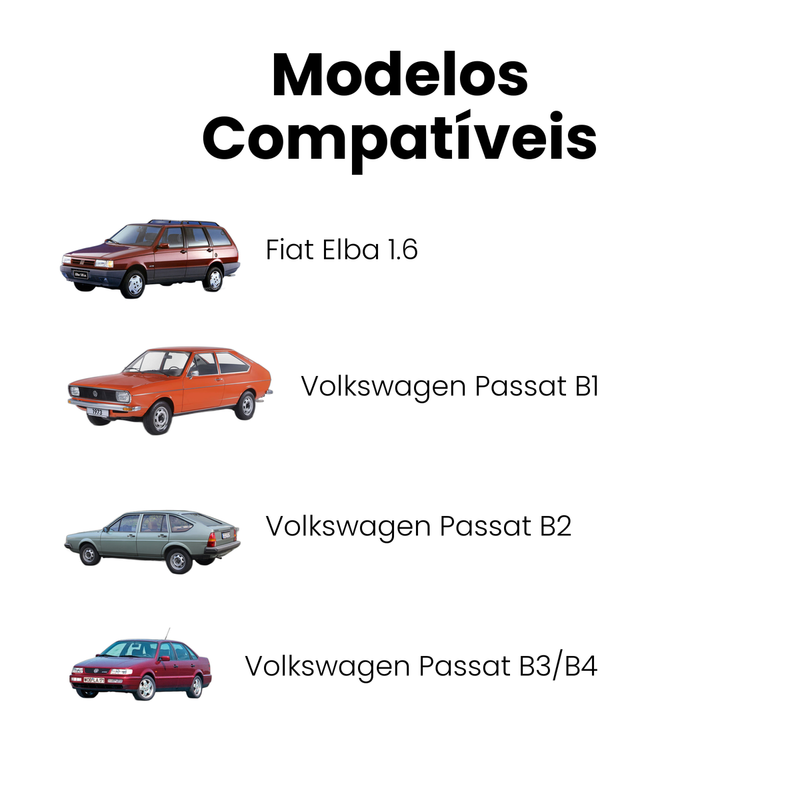 Correia V Fiat Elba 1.6 1973-1999 VW Passat B1 B2 B3 B4 1974 - Imagem 4