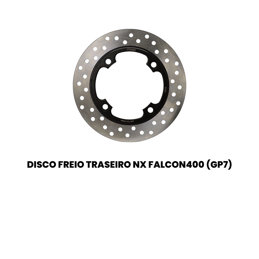 Disco Freio Traseiro NX Falcon 400 Cargo 2000-2006 - Imagem 2