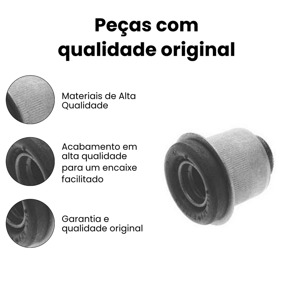 Bucha da Bandeja Traseira, Buchas para Suspensão Direita / Esquerda (Axios) CHEVROLET 11.0192 - Imagem 3