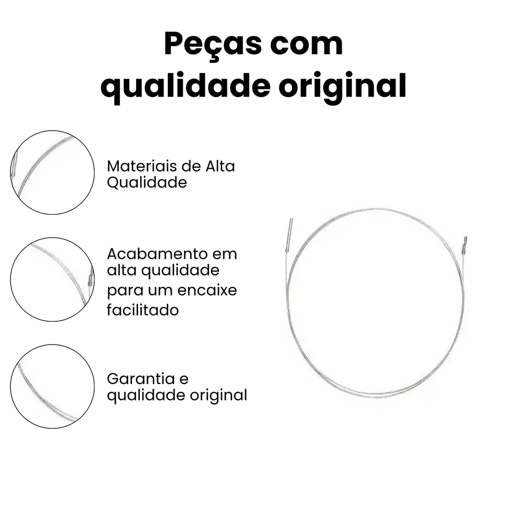 Cabo Acelerador Dianteiro Volkswagen Fusca - Imagem 3