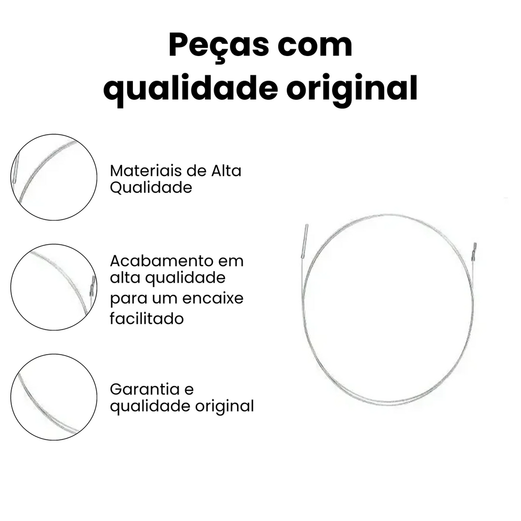 Cabo Acelerador Dianteiro Volkswagen Fusca - Imagem 3