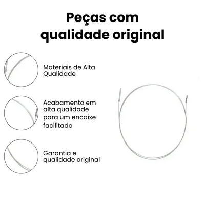 Cabo Acelerador Dianteiro Volkswagen Fusca - Imagem 3