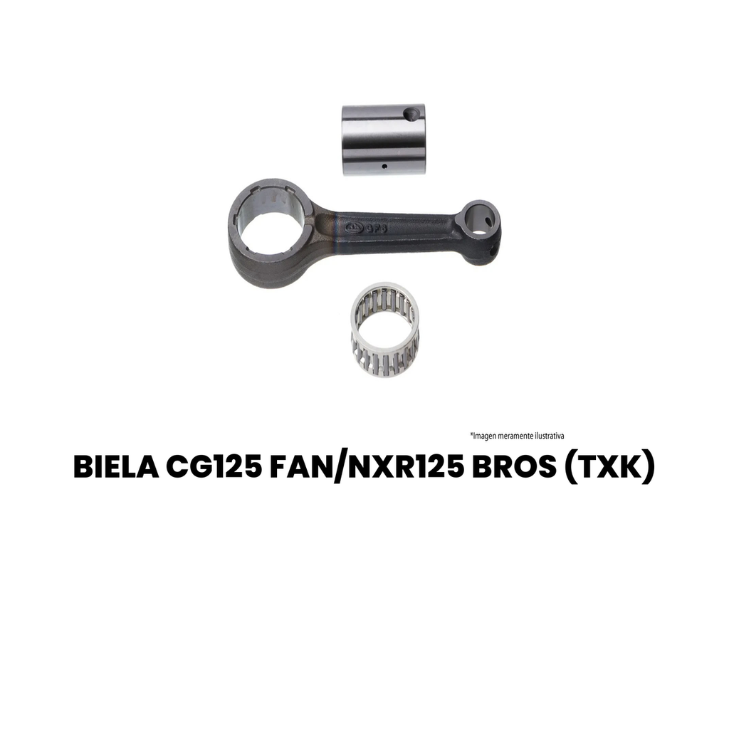 Biela Motor CG 125 FAN/NXR 125 BROS (TXK) - Imagem 2