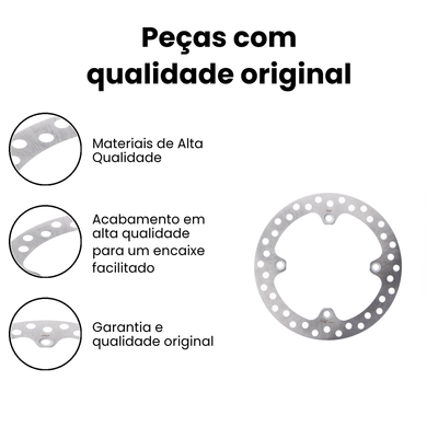 Disco de Freio Dianteiro XRE190/300 LAQUILA - Imagem 3