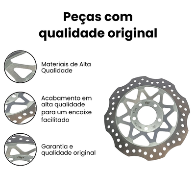 Disco de Freio Dianteiro Titan150 Esportivo CG (GP7) - Imagem 3