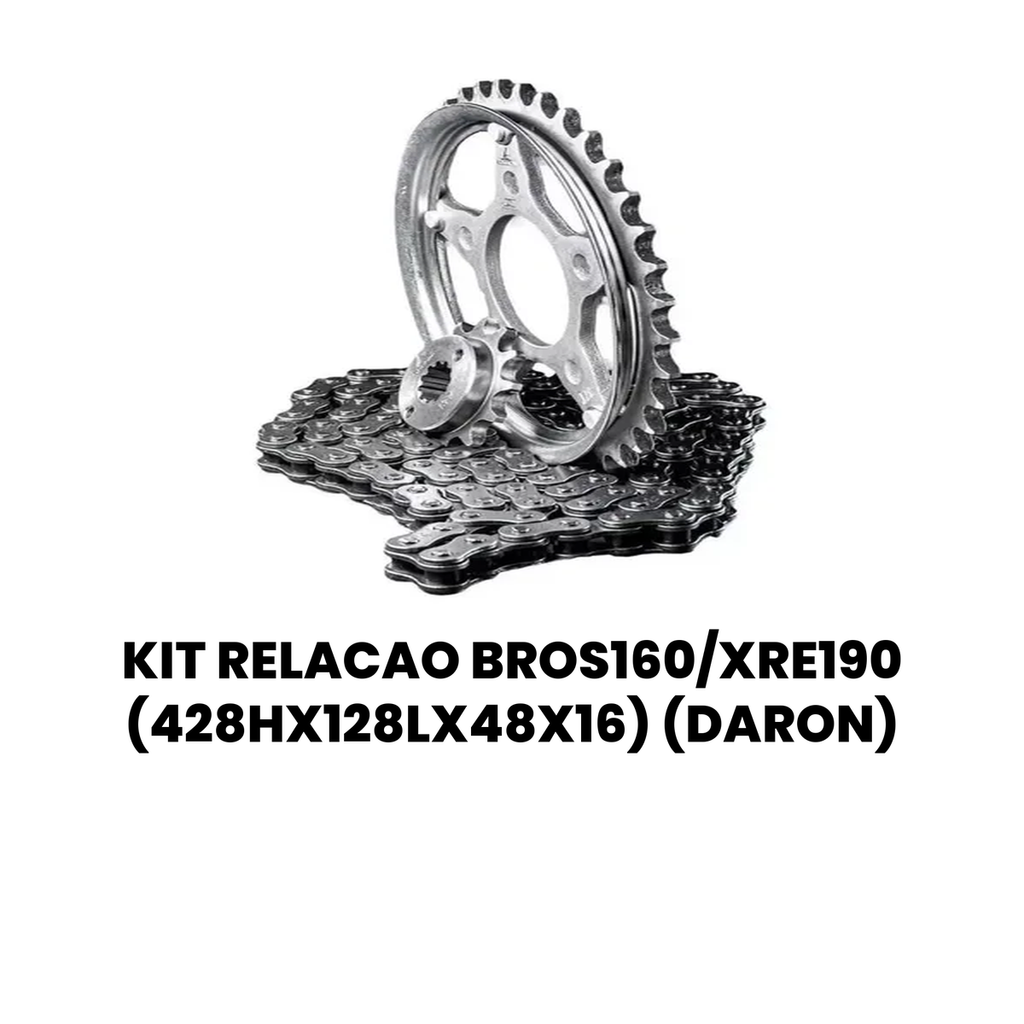 Kit Relação Bros 160/XRE 190 (428HX128L) LAQUILA - Imagem 2