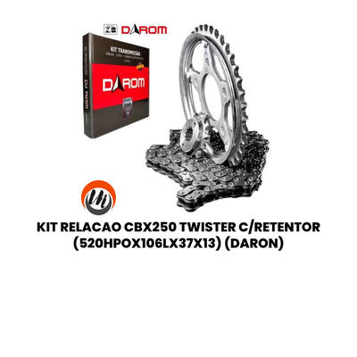 Kit Relação CBX250 Twister c/ Retentor - LAQUILA - Imagem 2