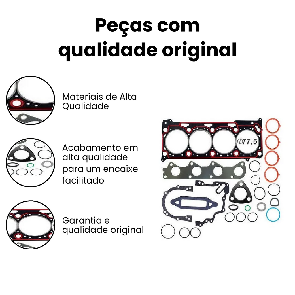 Jogo Junta Motor c/ Retentor Cargo 815-1722 98-11 - Imagem 3