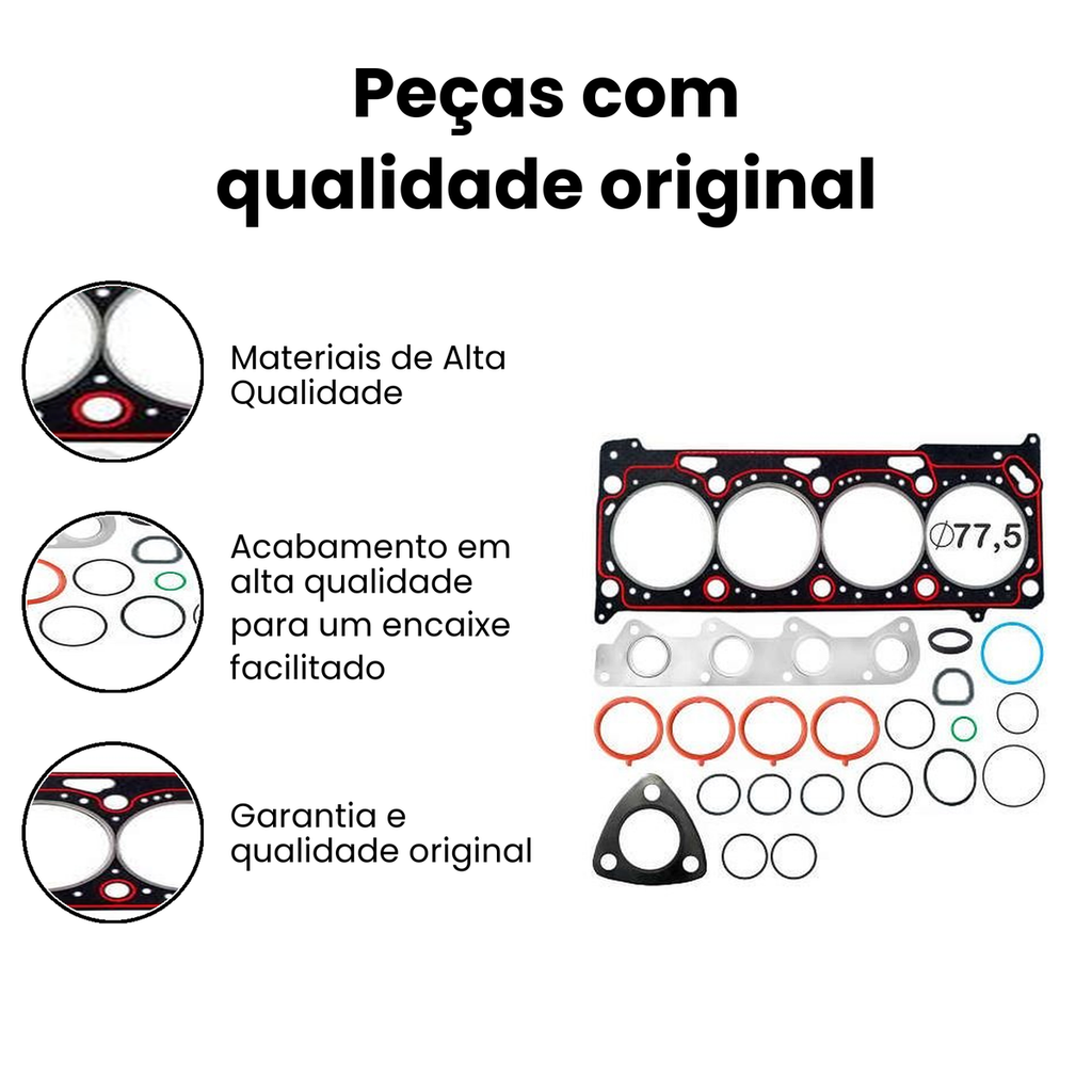 Jogo de Junta do Motor c/ Retentor - Voyage - Imagem 3