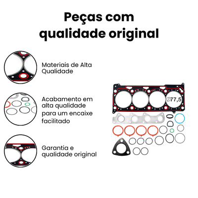 Jogo Junta Motor Superior s/ Retentor Polo Spacecross - Imagem 3