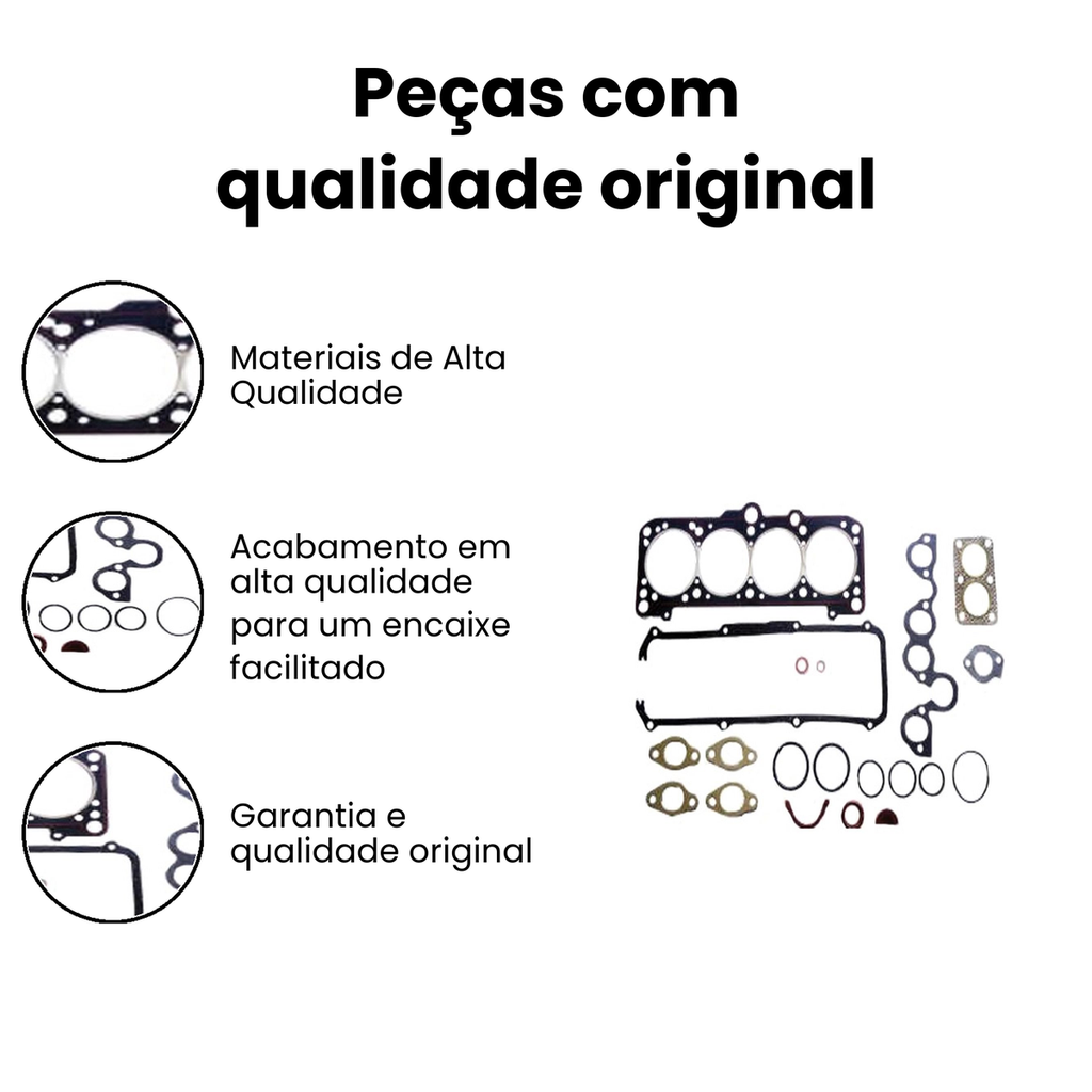 Jogo Junta Motor Sem Retentor Parati - Imagem 3