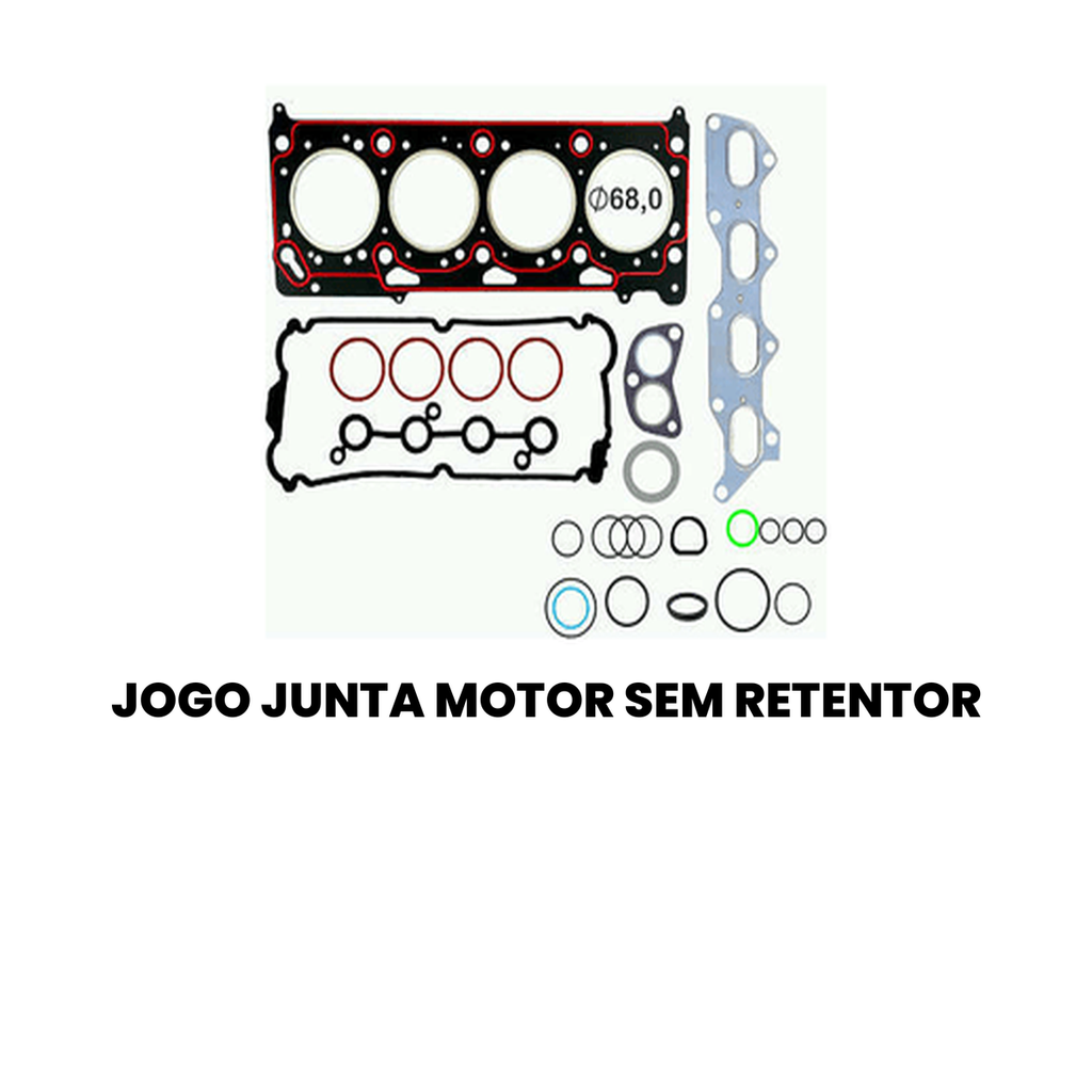 Jogo Juntas Motor Sem Retentor Gol Ibiza - Bastos - Imagem 2