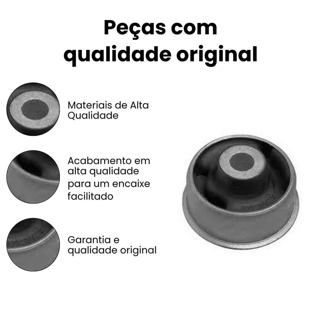 BUCHA BANDEJA TRASEIRO DIREITO/ESQUERDO CHEVROLET 011.1508A - Imagem 3