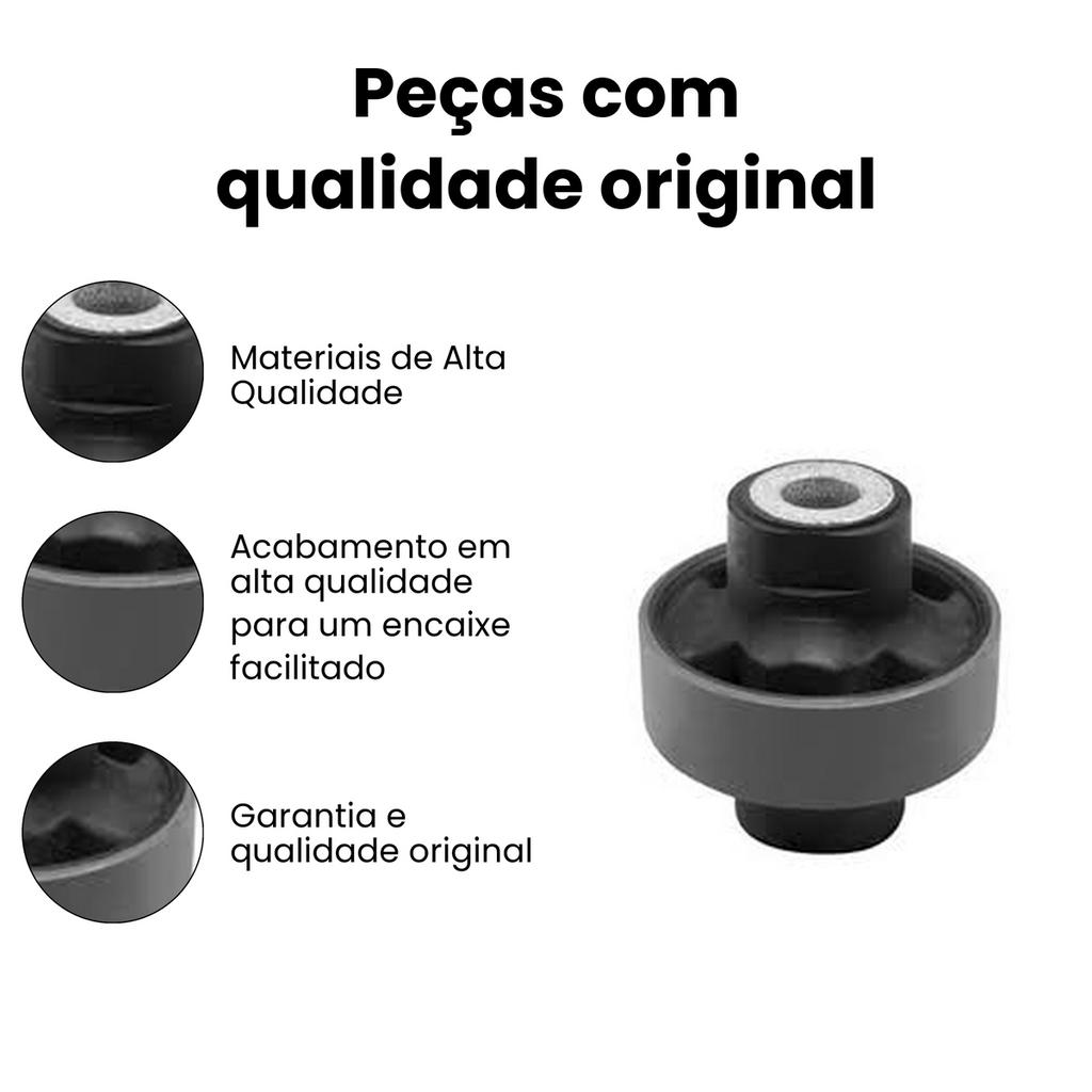 BUCHA BANDEJA TRASEIRO DIREITO/ESQUERDO FIAT 011.1526A - Imagem 3