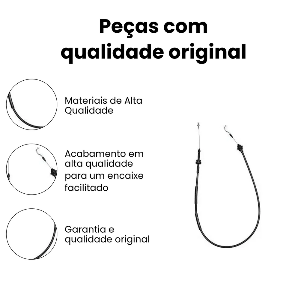 Cabo Acelerador Dianteiro VW Gol Voyage - Imagem 3