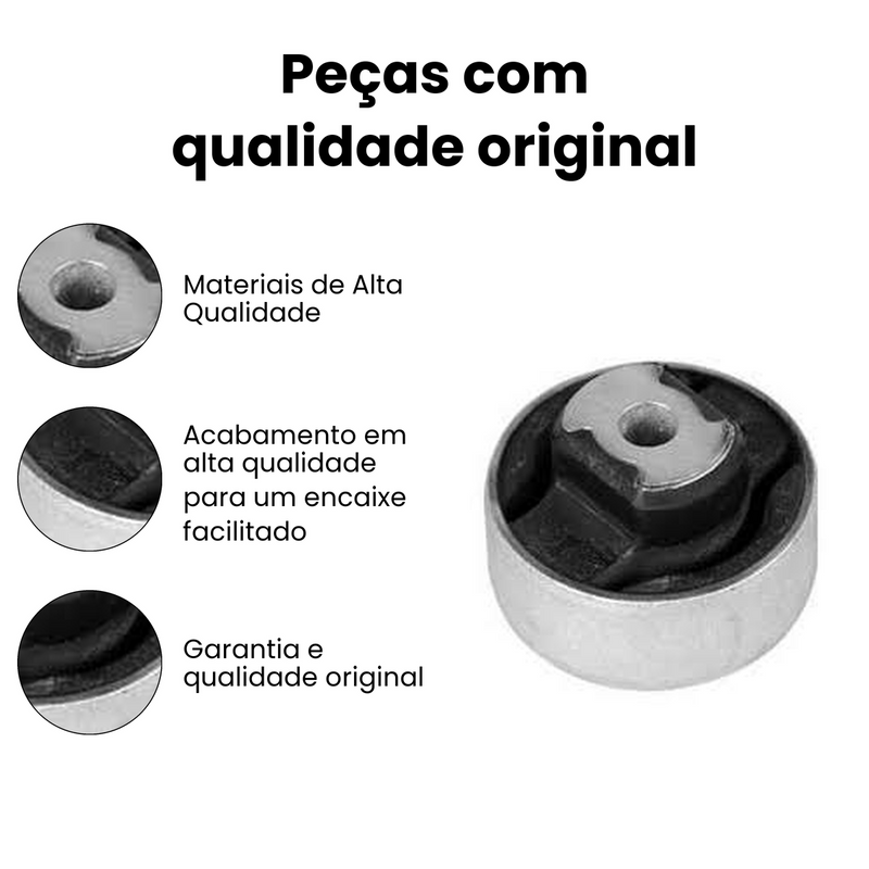 Par Bucha Bandeja Traseira Fiat Linea 2008-2017 Punto 2013-2017 - Imagem 3