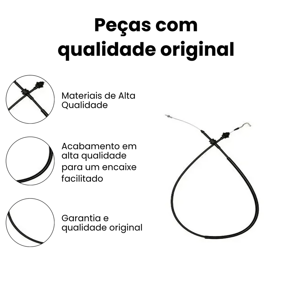 Cabo Acelerador Dianteiro VW Gol Parati 1.0 16V - Imagem 3