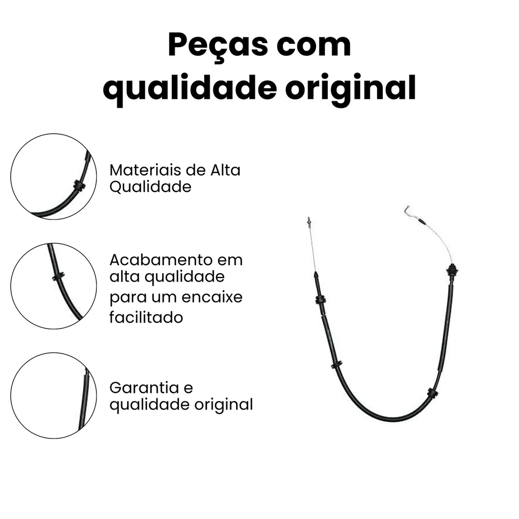 Cabo Acelerador Dianteiro VW Parati Gol IKS-1136 - Imagem 3