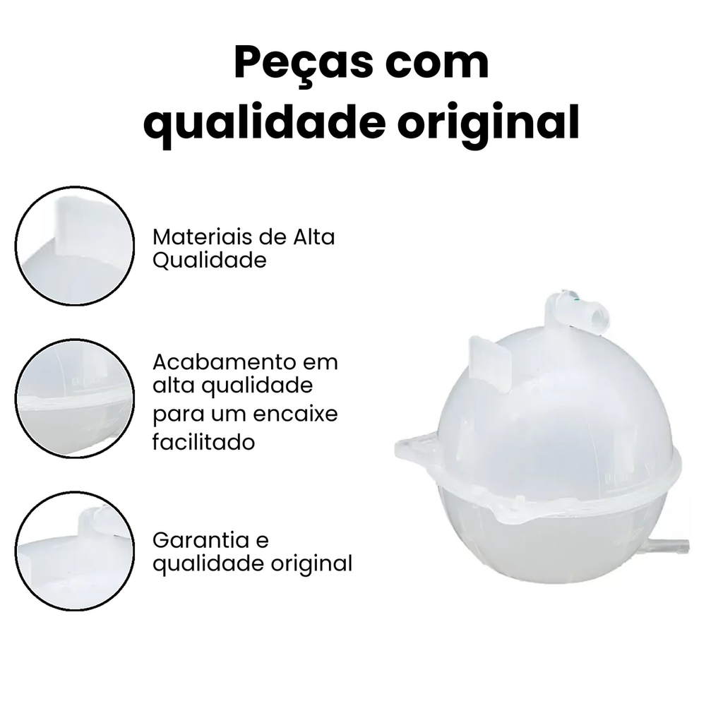 Reservatório de Expansão Radiador Sem Tampa - Parati/Saveiro - Imagem 3