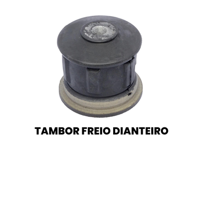 Tambor de Freio Dianteiro DURAMETAL Axor - Imagem 2