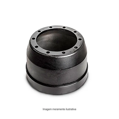 Tambor de Freio Dianteiro/Traseiro LO ACCELO - DURAMETAL - Imagem 1