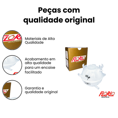 Reservatório Expansão Radiador Sem Tampa Jetta - Imagem 3