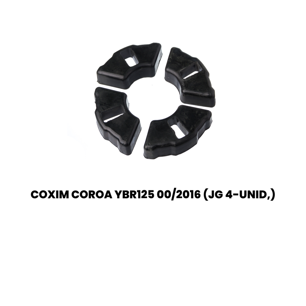 Coxim Coroa YBR125 (Jogo 4 Unidades) - YBR 00/16 - Imagem 2