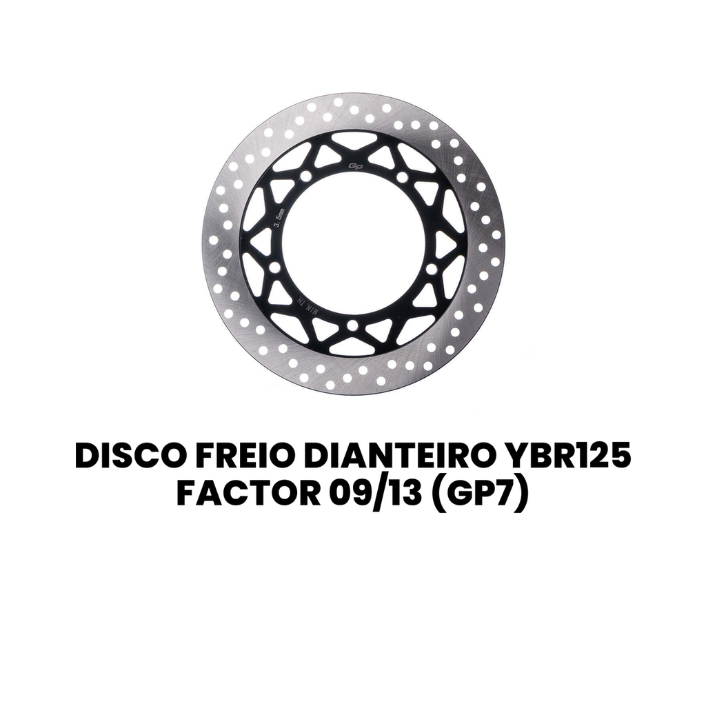 Disco de Freio Dianteiro YBR125 Factor 09-13 (GP7) - Imagem 2