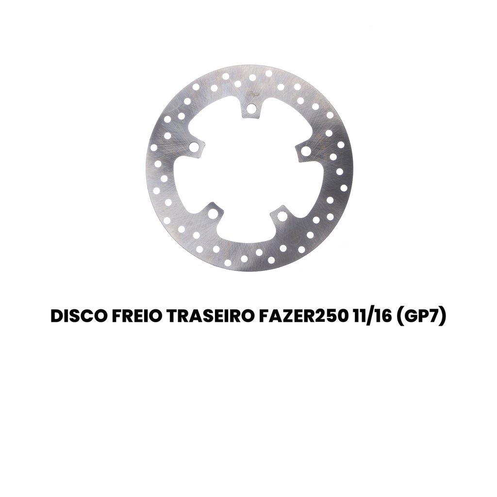 Disco Freio Traseiro Fazer 250 11/16 (GP7) YS YS - Imagem 2