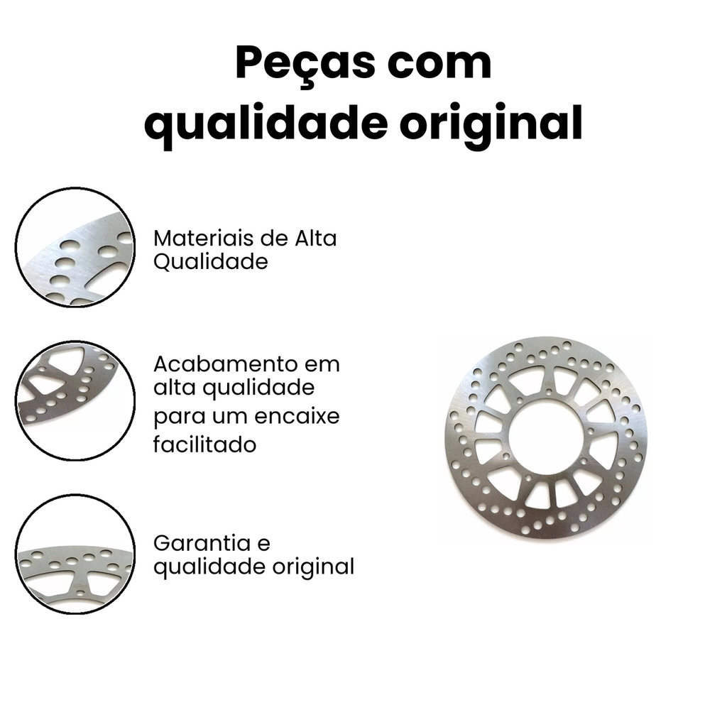 Disco Freio Dianteiro XTZ150 Crosser (GP) - XTZ - Imagem 3