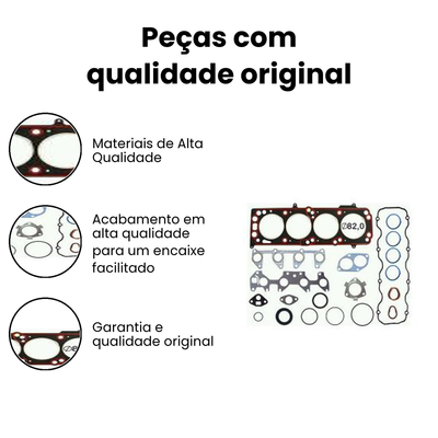 Jogo Juntas Motor Sem Retentor Strada Meriva - Imagem 3