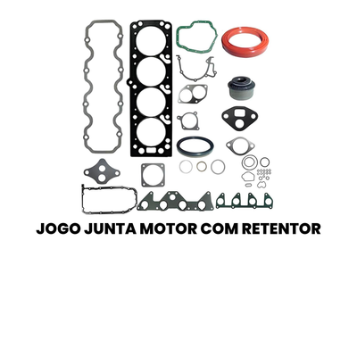 JOGO JUNTA MOTOR C/RETENTOR Cargo 1317/1519/1722 (00-07) - Imagem 2