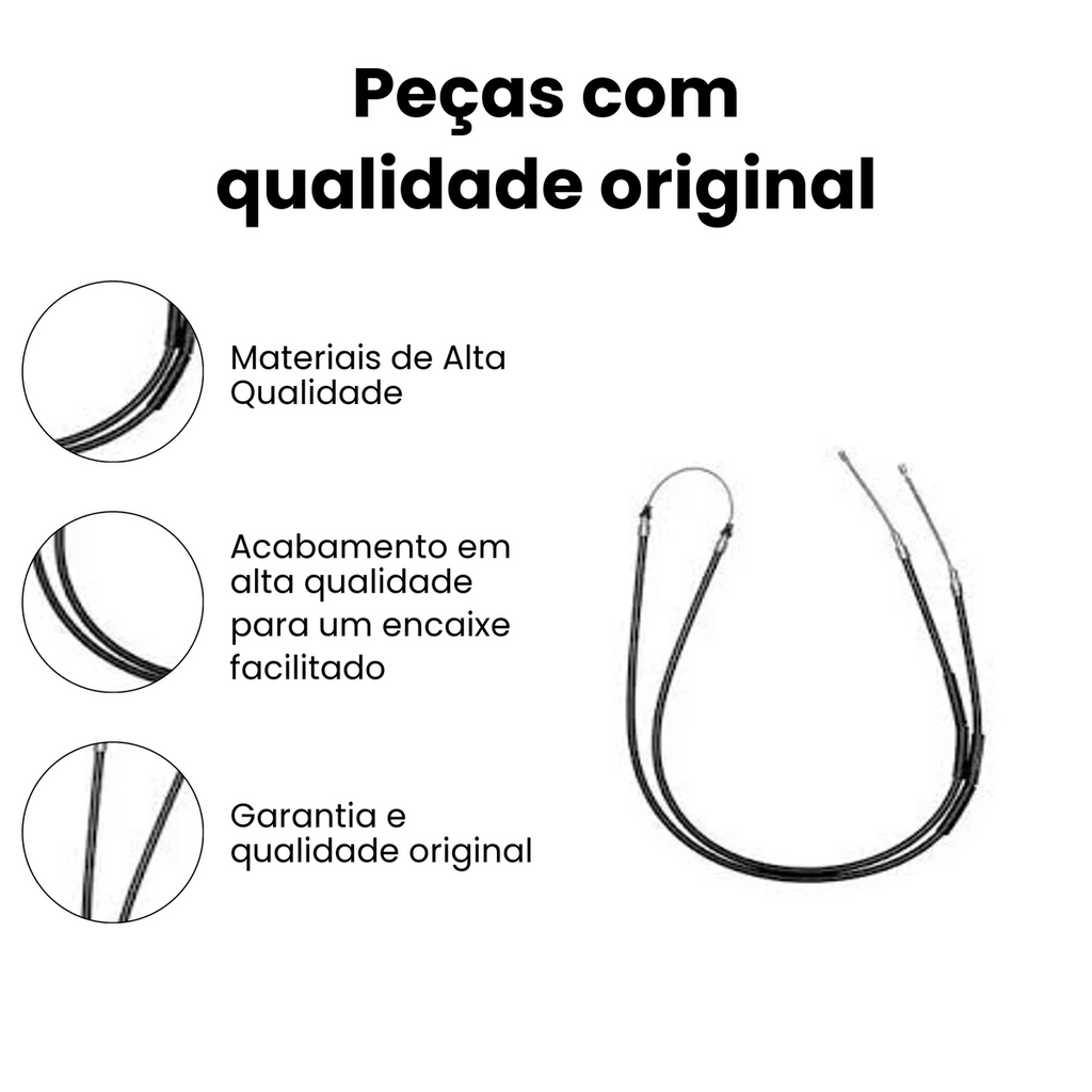Cabo de Freio Volkswagen Saveiro Gol IKS-1215 - Imagem 3