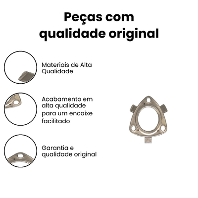 JUNTA DE ESCAPAMENTO Vectra Prisma - BASTOS - Imagem 3