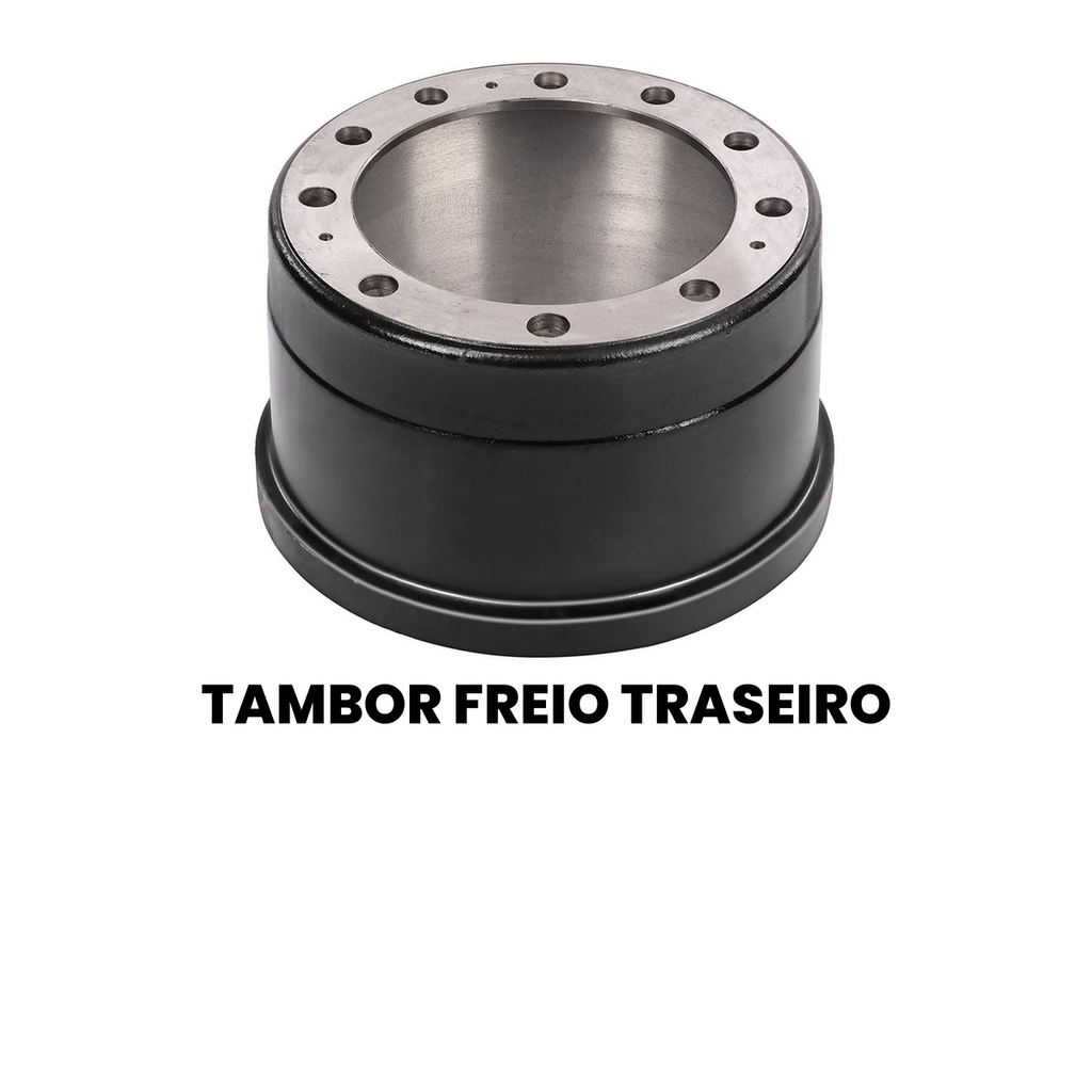 Tambor de Freio Traseiro DURAMETAL Axor - Imagem 2