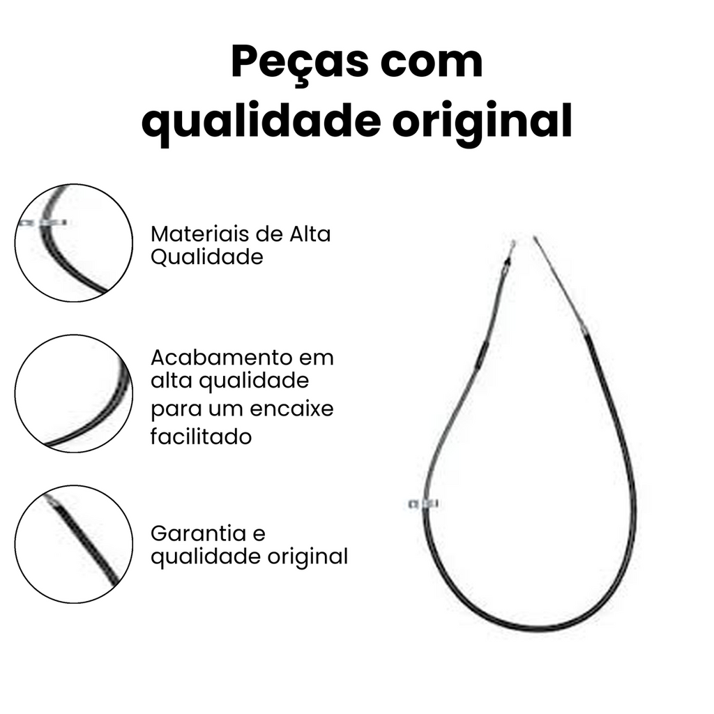 Cabo de Freio Volkswagen Saveiro 2014 2015 2016 - Imagem 2